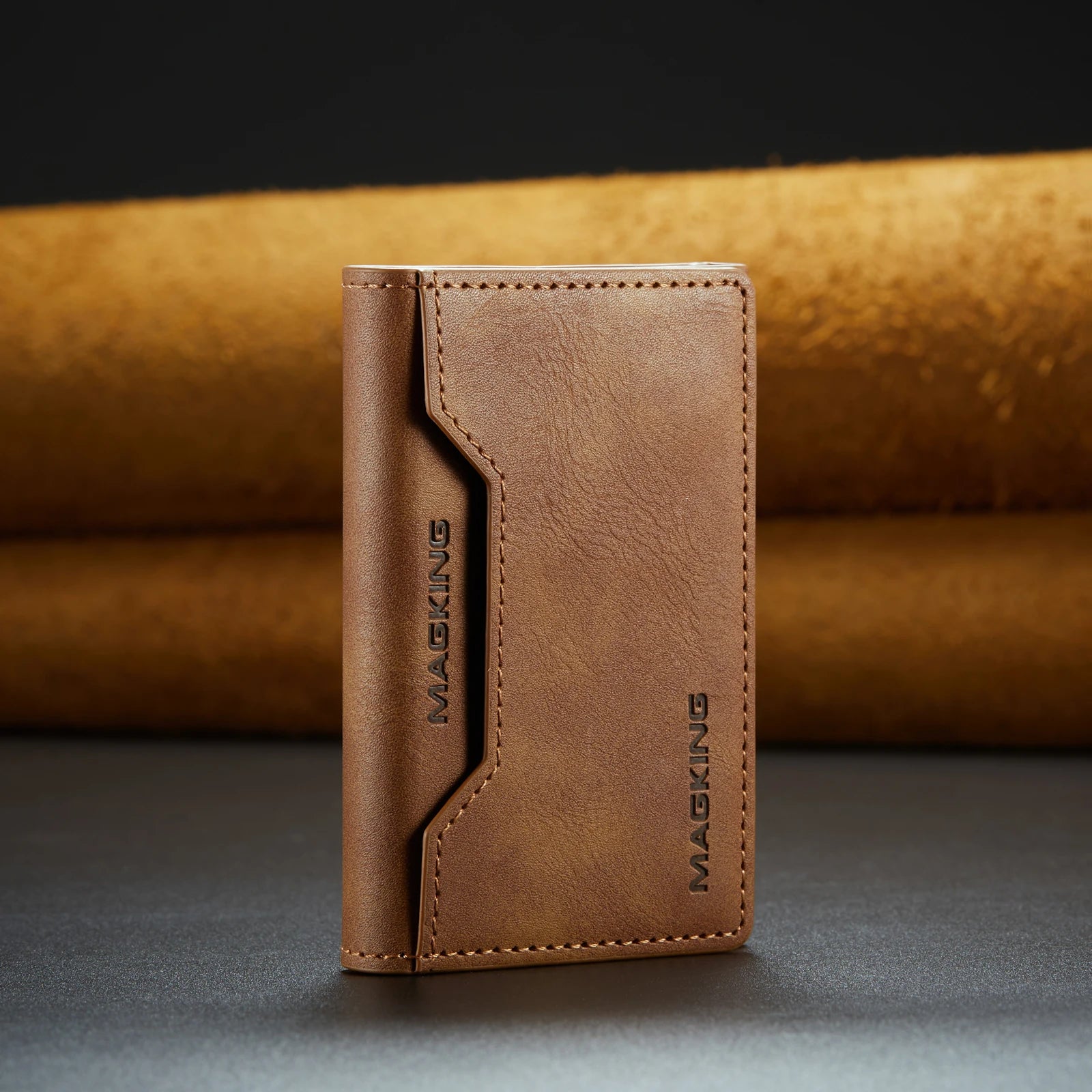 Magnetic Premium Leather Wallet