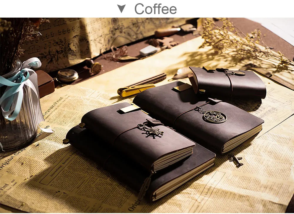 Retro Handmade Diary Coffee