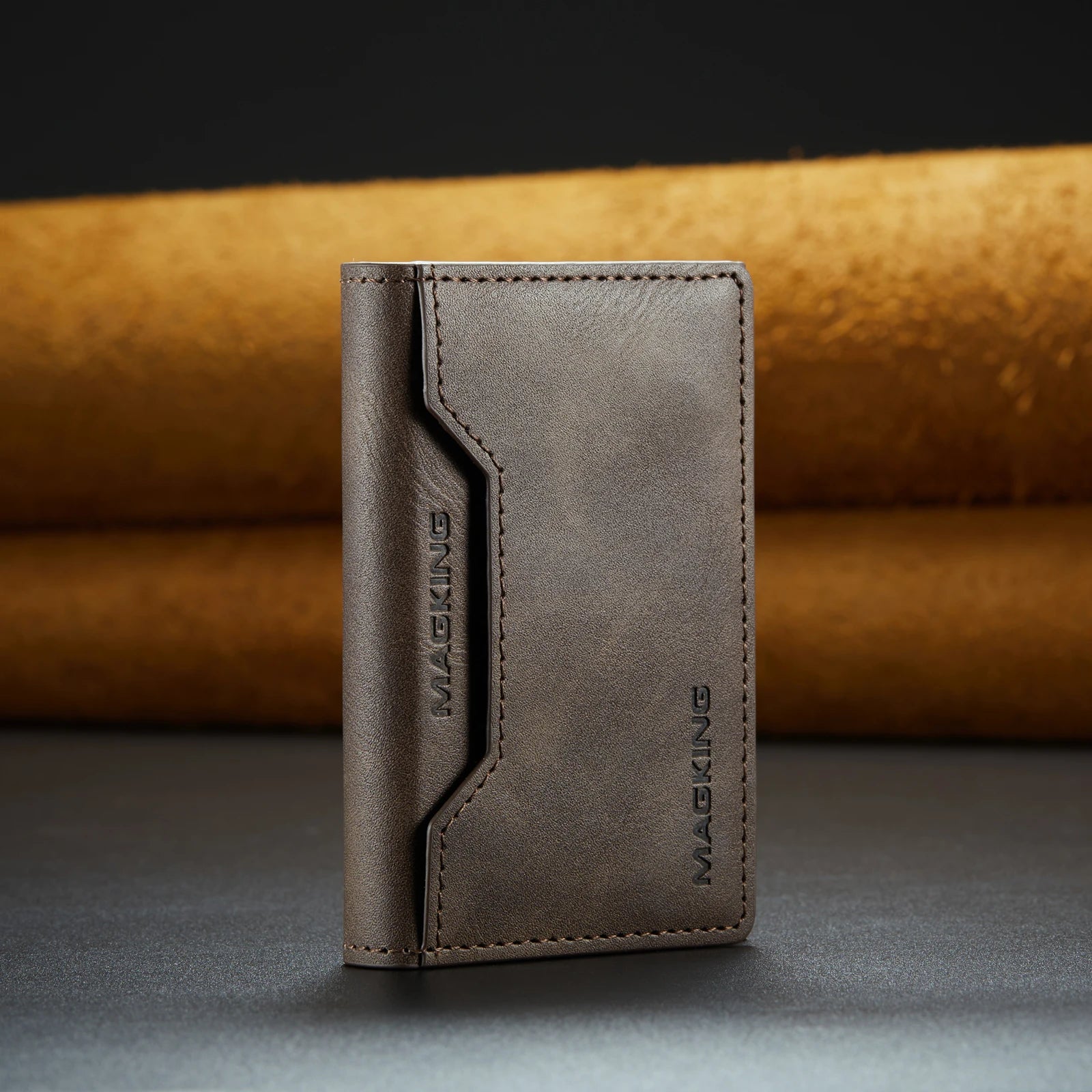 Magnetic Premium Leather Wallet
