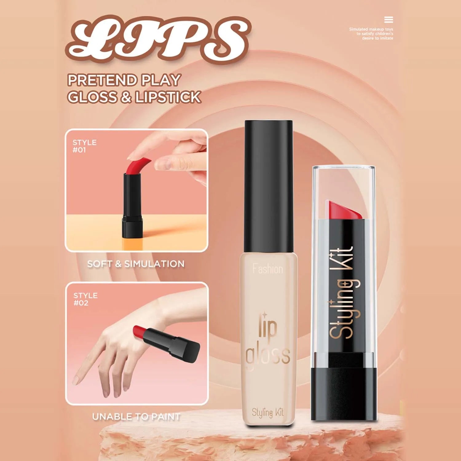 Girls Beauty Play Cosmetics Toy