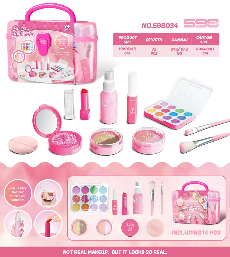 Girls Beauty Play Cosmetics Toy