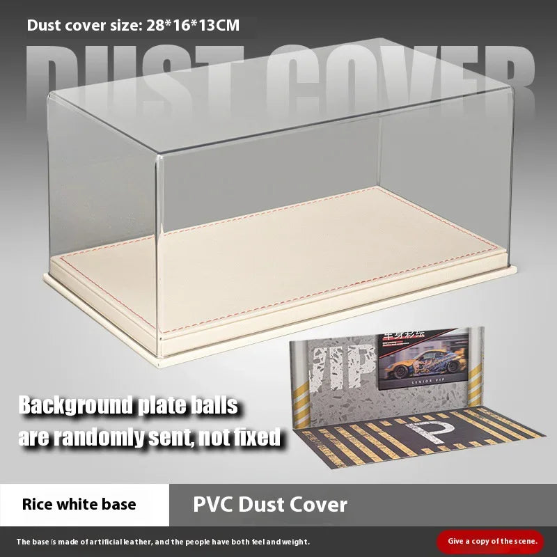 1:24PVC Car Model Dust Cover, Display Box Collection And Display Shelves, And Cool Scene Pictures, Christmas Gifts
