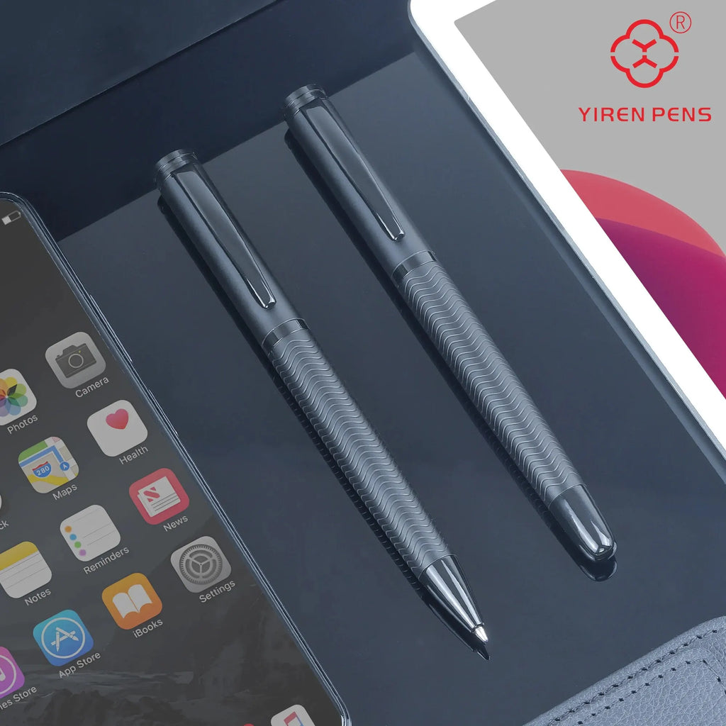 1 Rollerball Pen And 1 Ballpoint Pen